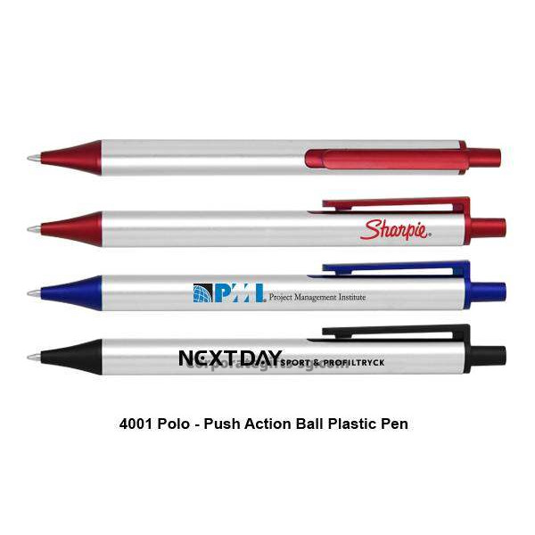 4001 Polo - Push Action Ball Plastic Pen, Promotional Gifts, Promotional Gift, Singapore